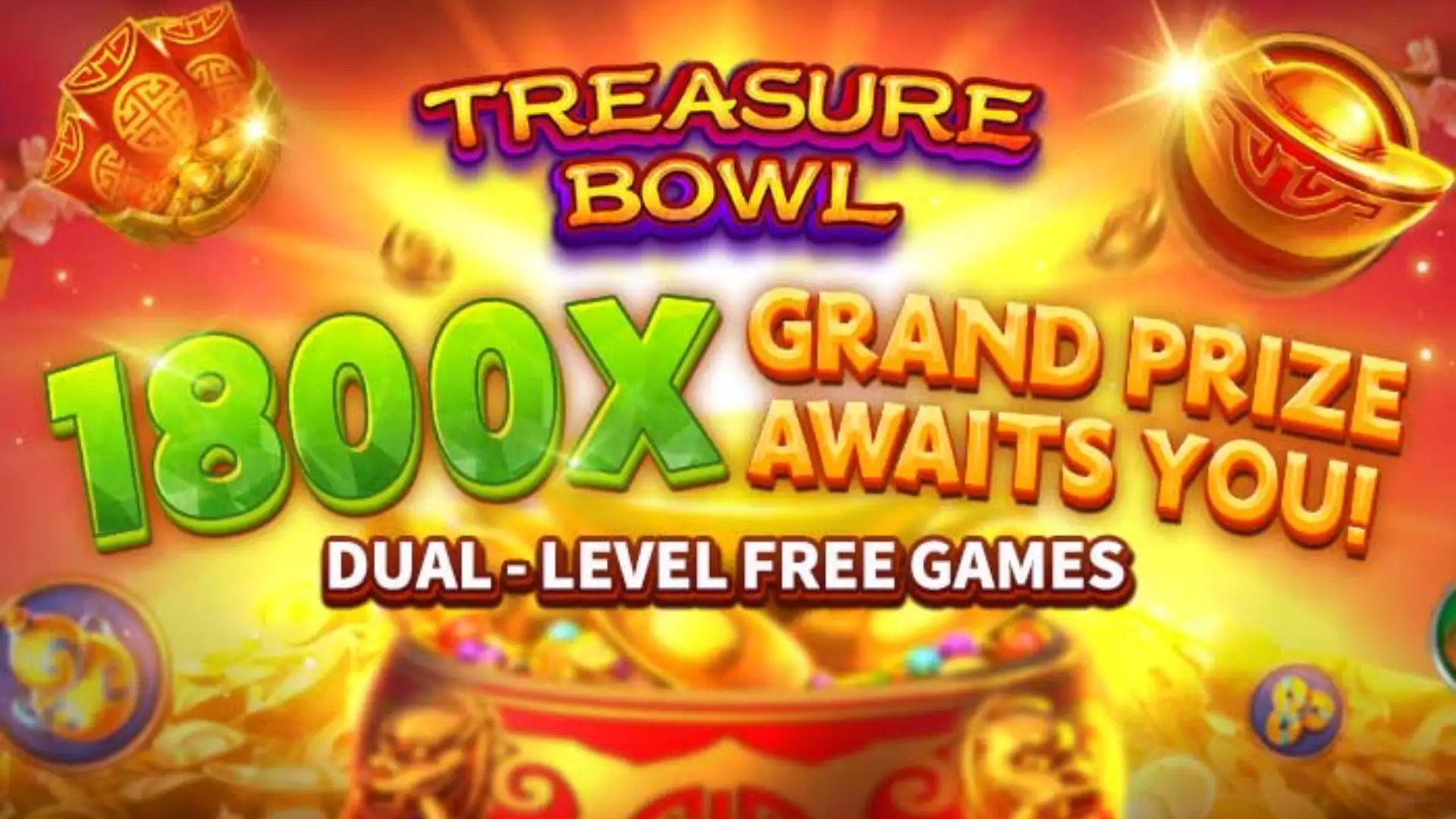 Multiplicadores Treasure Bowl 19bet - 7777x Máximo com Tigela Dourada